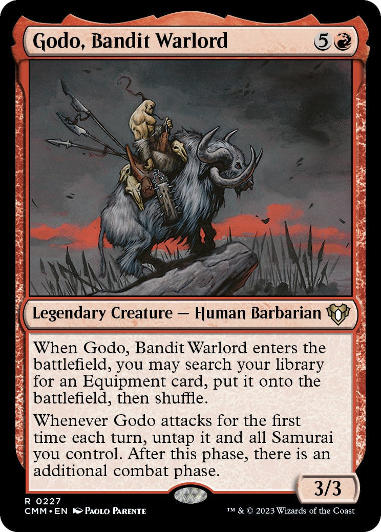 Godo, Bandit Warlord [Commander Masters] Foil