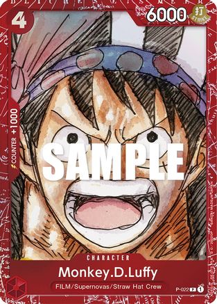 Monkey.D.Luffy (Premium Card Collection -ONE PIECE FILM RED Edition-) (P-022) - [One Piece Promotion Cards] Foil