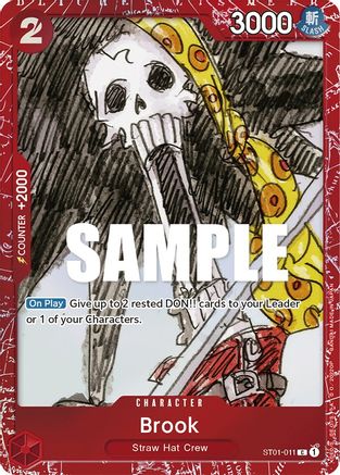 Brook (Premium Card Collection -ONE PIECE FILM RED Edition-) (ST01-011) - [One Piece Promotion Cards] Foil