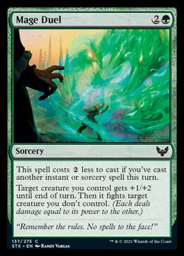 Mage Duel [Strixhaven: School of Mages] Foil