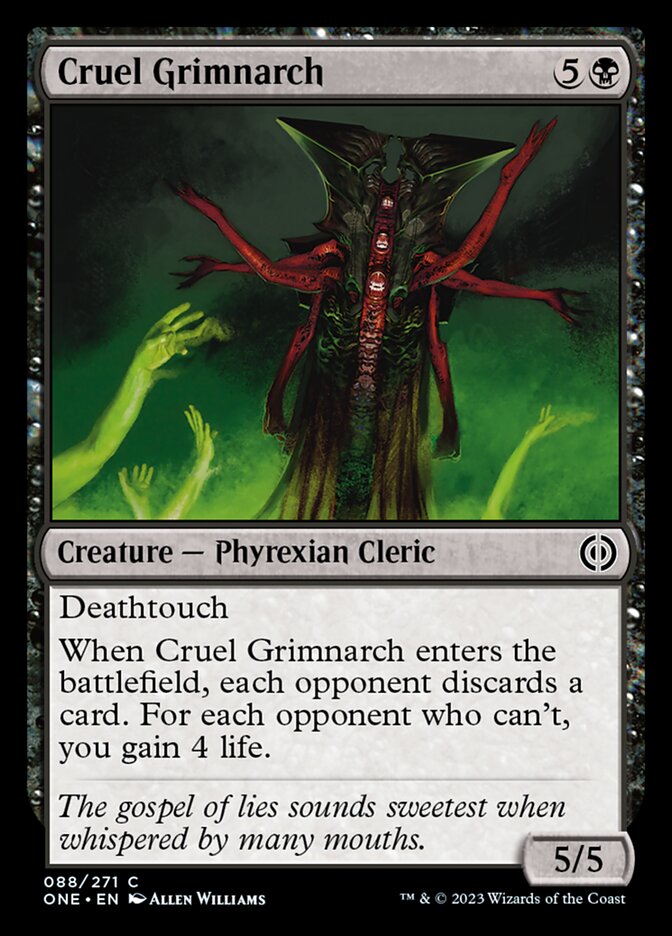 Cruel Grimnarch [Phyrexia: All Will Be One] Foil