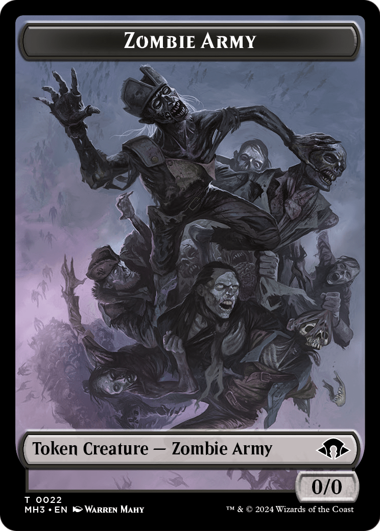 Zombie Army  [Modern Horizons 3 Tokens]