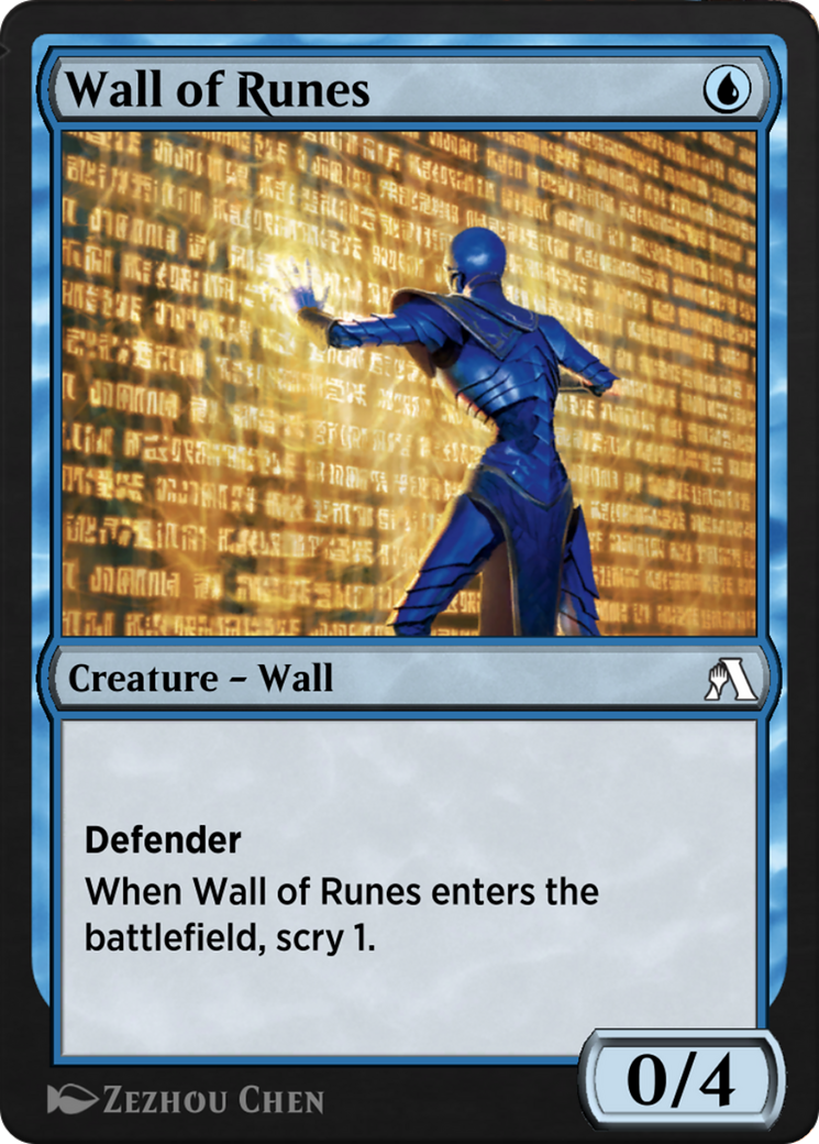 Wall of Runes  [Arena Beginner Set]