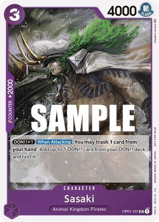 Sasaki (Event Pack Vol. 2) (OP01-101) - [One Piece Promotion Cards]