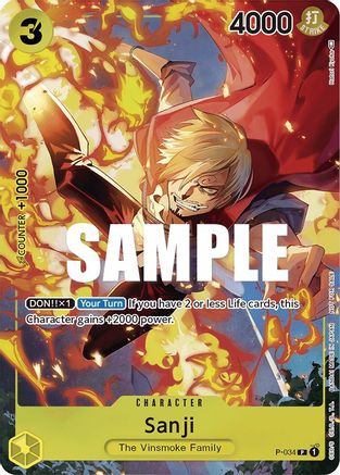 Sanji (Event Pack Vol. 2) (P-034) - [One Piece Promotion Cards] Foil