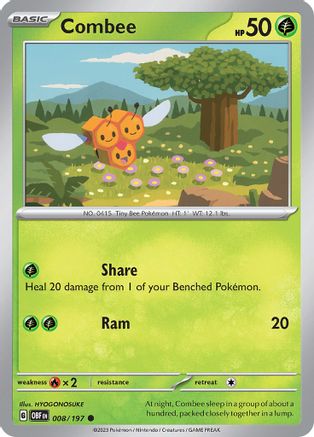 Combee (008/197) [Scarlet & Violet: Obsidian Flames] Reverse Holofoil