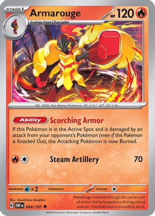Armarouge (044/197) [Scarlet & Violet: Obsidian Flames] Reverse Holofoil