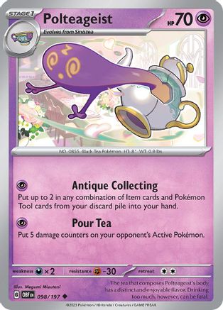 Polteageist (098/197) [Scarlet & Violet: Obsidian Flames] Reverse Holofoil