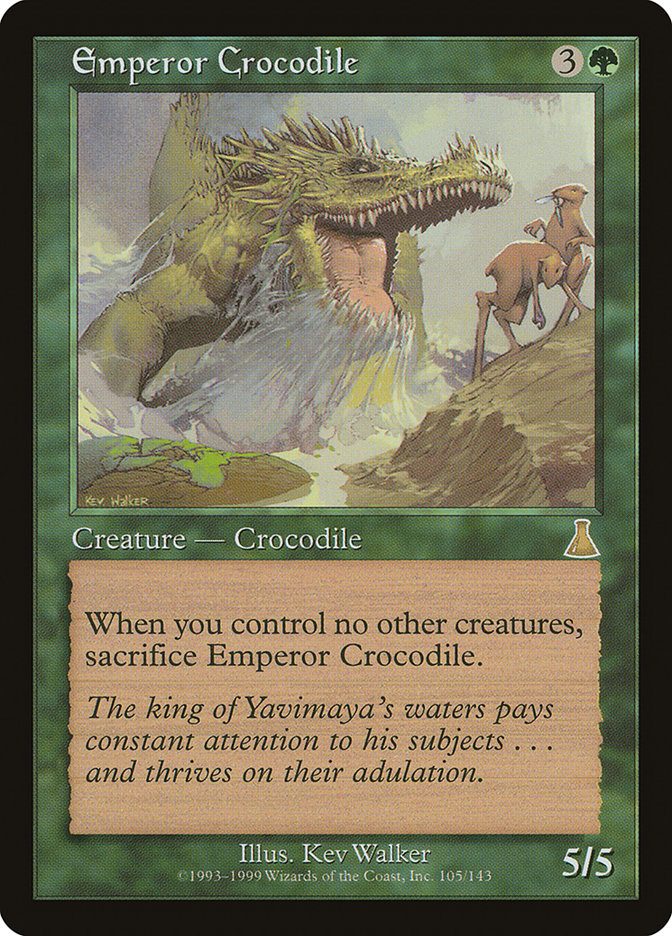 Emperor Crocodile [Urza's Destiny] Foil