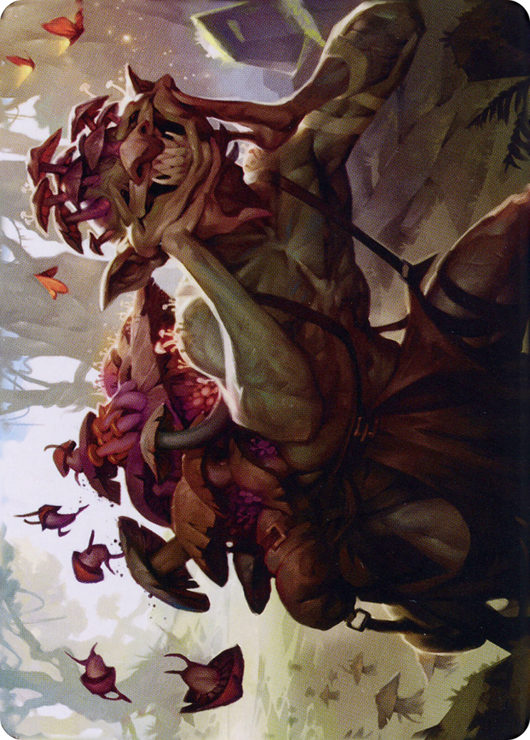 Sprouting Goblin // Sprouting Goblin  [Dominaria United Art Series] (Borderless) Foil