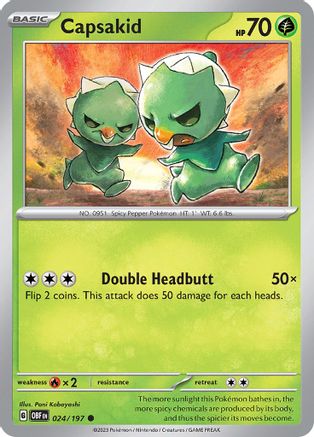 Capsakid (024/197) [Scarlet & Violet: Obsidian Flames] Reverse Holofoil