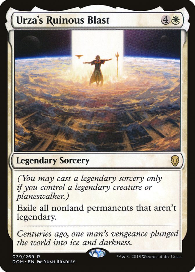 Urza's Ruinous Blast [Dominaria] Foil