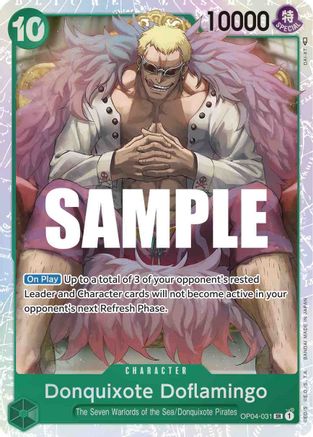 Donquixote Doflamingo (031) (OP04-031) - [Kingdoms of Intrigue] Foil