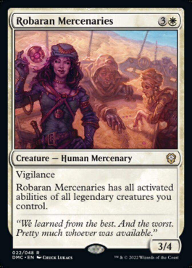 Robaran Mercenaries [Dominaria United Commander] Foil