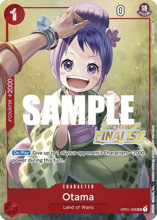 Otama (Online Regional 2023) [Finalist] (OP01-006) - [One Piece Promotion Cards] Foil