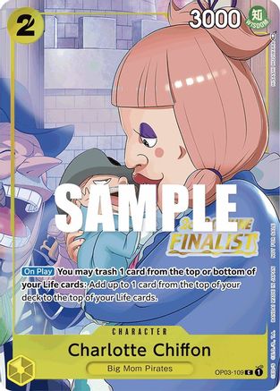 Charlotte Chiffon (Offline Regional 2023) [Finalist] (OP03-109) - [One Piece Promotion Cards] Foil