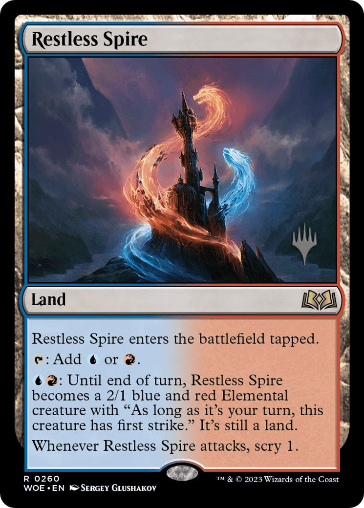 Restless Spire (Promo Pack) [Wilds of Eldraine Promos] Foil