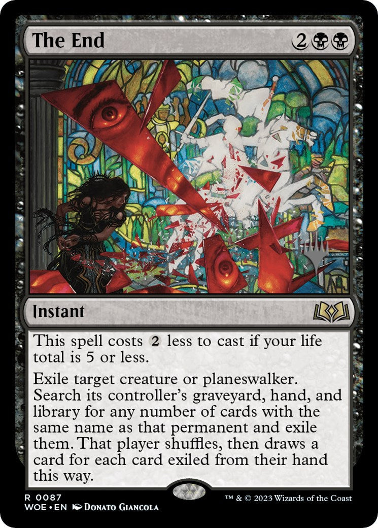 The End (Promo Pack) [Wilds of Eldraine Promos] Foil