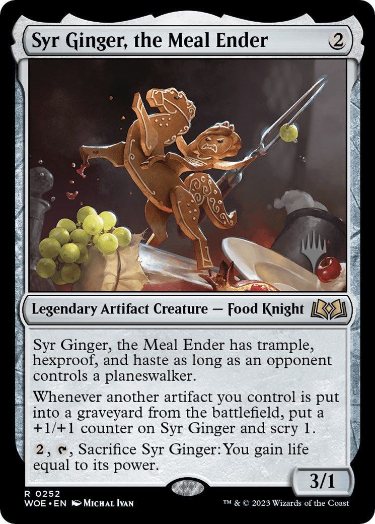 Syr Ginger, the Meal Ender (Promo Pack) [Wilds of Eldraine Promos] Foil