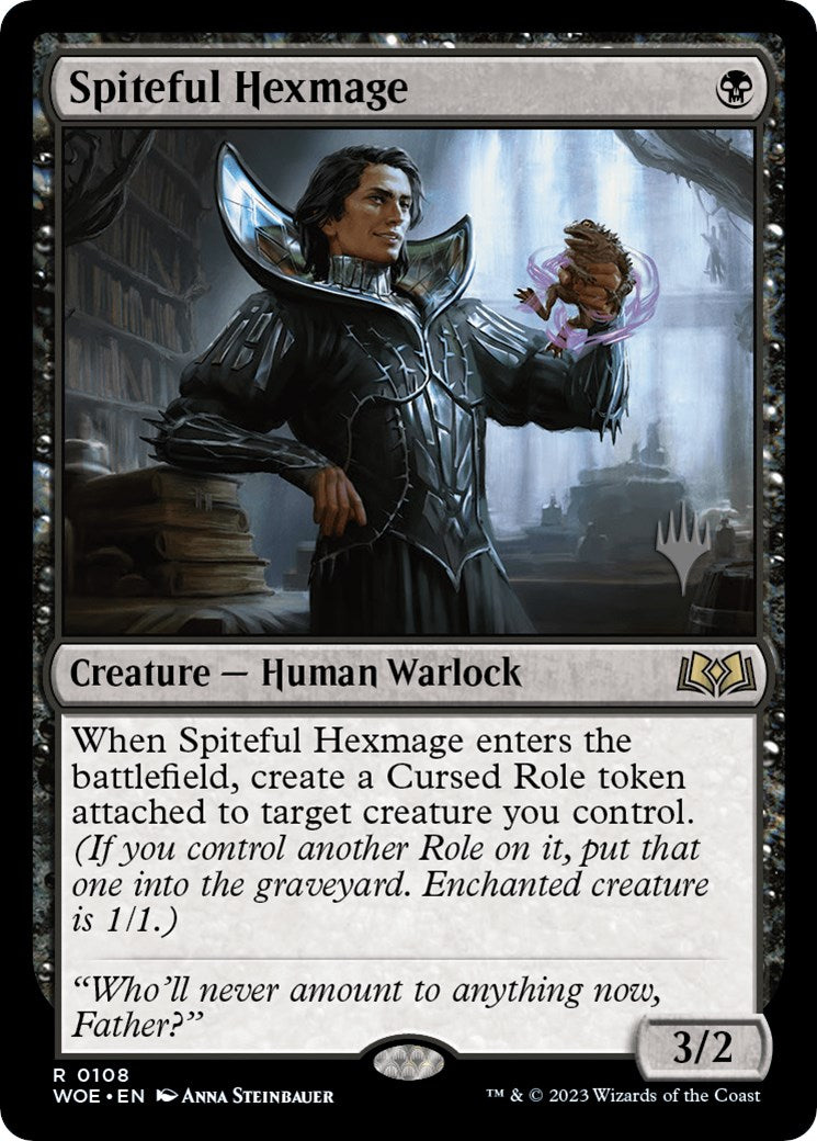 Spiteful Hexmage (Promo Pack) [Wilds of Eldraine Promos] Foil