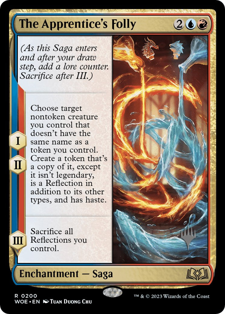 The Apprentice's Folly (Promo Pack) [Wilds of Eldraine Promos] Foil