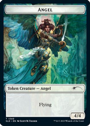 Angel (SLD) // Soldier (CMR) Double-sided Token  [Secret Lair Drop Series]