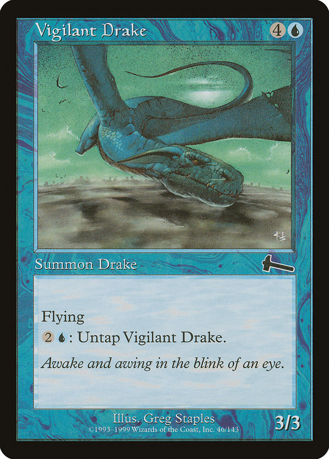 Vigilant Drake [Urza's Legacy] Foil