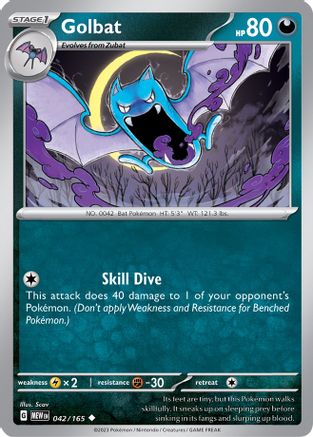 Golbat (042/165) [Scarlet & Violet 151] Reverse Holofoil