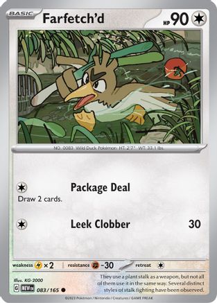 Farfetch'd (083/165) [Scarlet & Violet 151] Reverse Holofoil