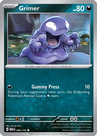 Grimer (088/165) [Scarlet & Violet 151] Reverse Holofoil
