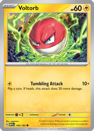 Voltorb (100/165) [Scarlet & Violet 151] Reverse Holofoil