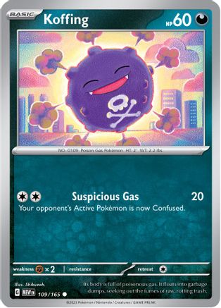 Koffing (109/165) [Scarlet & Violet 151] Reverse Holofoil