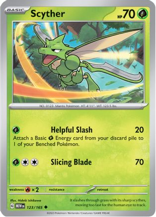 Scyther (123/165) [Scarlet & Violet 151] Reverse Holofoil