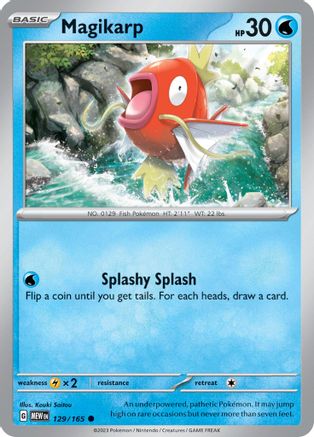 Magikarp (129/165) [Scarlet & Violet 151] Reverse Holofoil