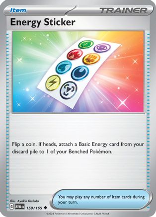 Energy Sticker (159/165) [Scarlet & Violet 151] Reverse Holofoil