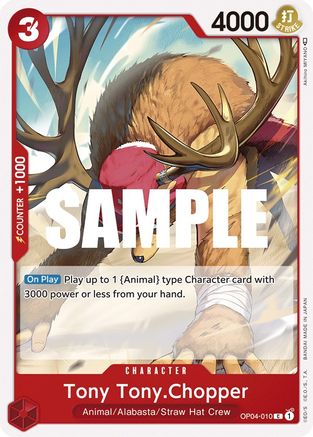 Tony Tony.Chopper (OP04-010) - [Kingdoms of Intrigue]