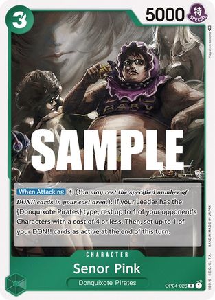 Senor Pink (OP04-026) - [Kingdoms of Intrigue] Foil