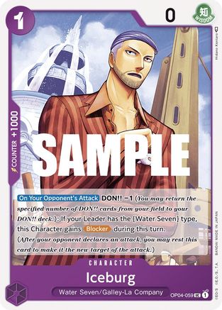 Iceburg (OP04-059) - [Kingdoms of Intrigue]