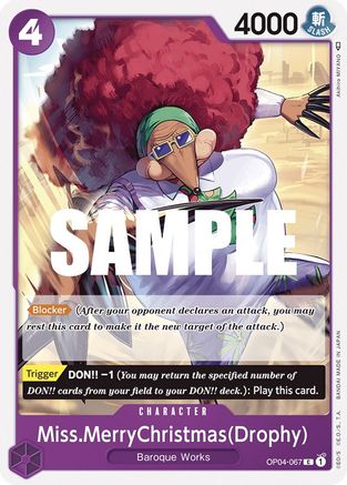 Miss.MerryChristmas(Drophy) (OP04-067) - [Kingdoms of Intrigue]