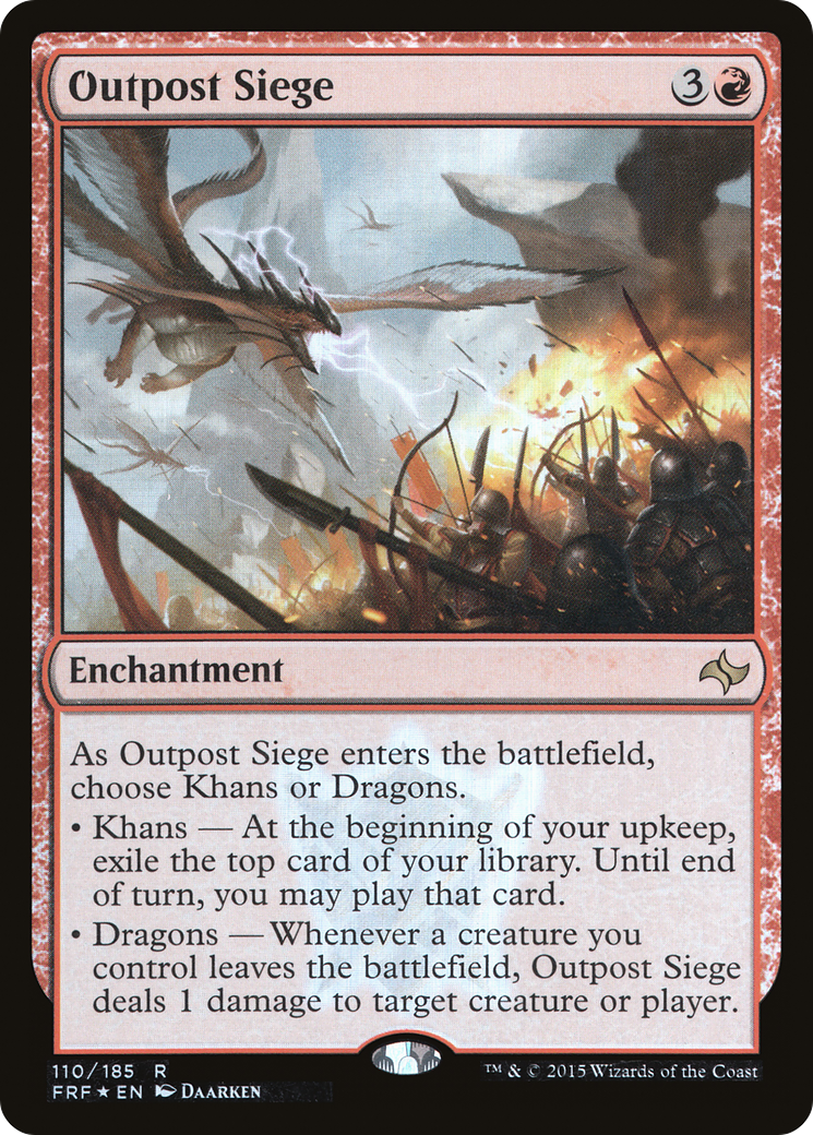 Outpost Siege  [Fate Reforged] Foil