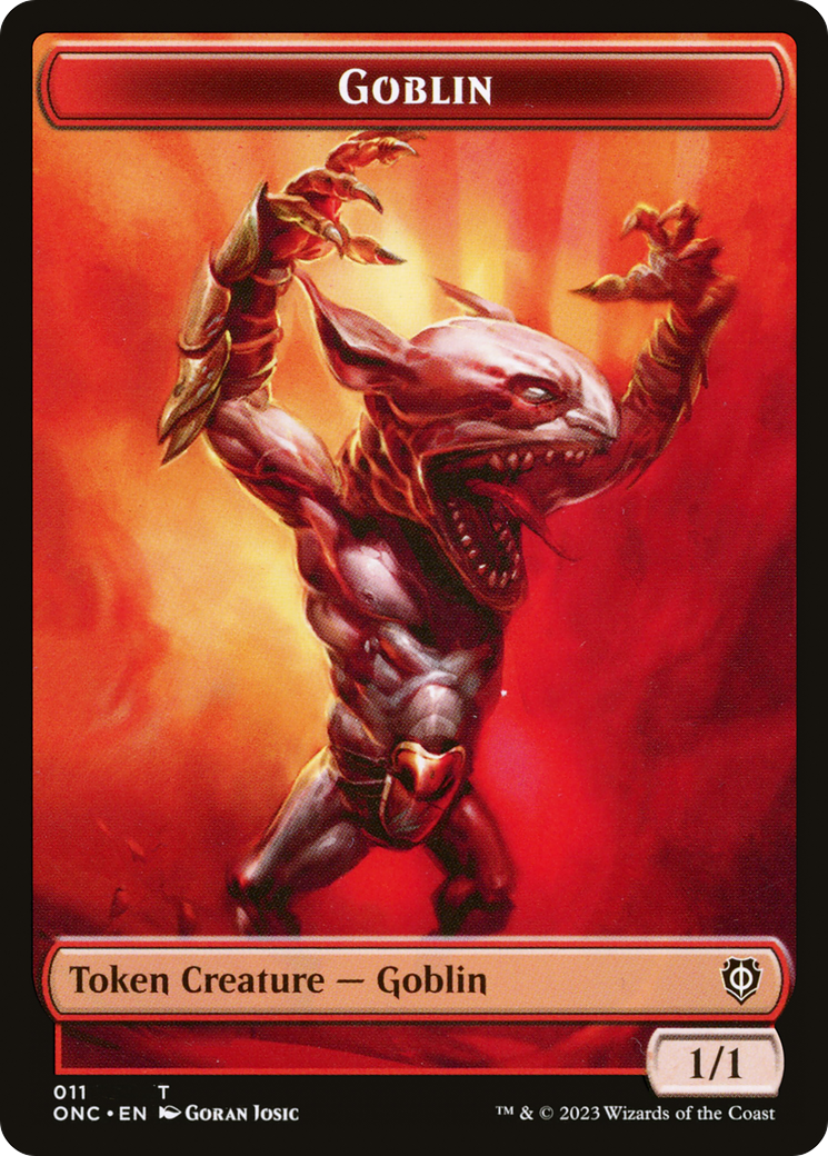 Goblin  [Phyrexia: All Will Be One Commander Tokens]