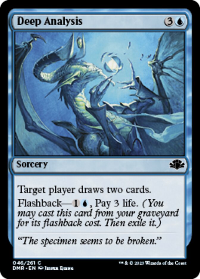 Deep Analysis [Dominaria Remastered] Foil