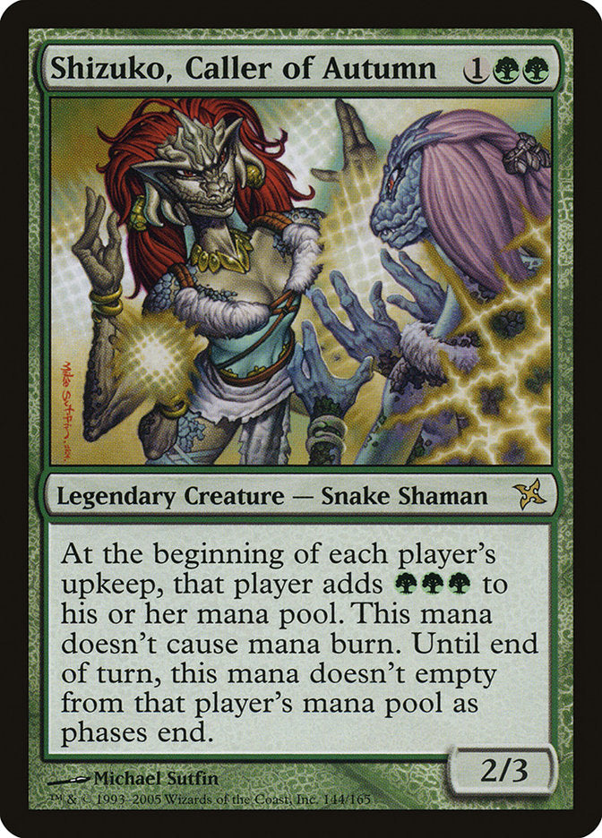 Shizuko, Caller of Autumn [Betrayers of Kamigawa] Foil