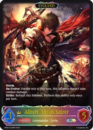 Albert, Levin Saber (Evolved) (SL)