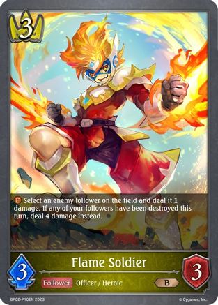 Flame Soldier - P10EN (Foil)