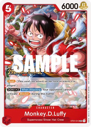 Monkey.D.Luffy (Tournament Pack Vol. 5) (ST01-012) - [One Piece Promotion Cards]