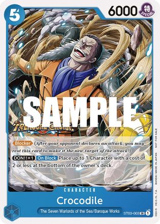 Crocodile (Tournament Pack Vol. 5) (ST03-003) - [One Piece Promotion Cards]
