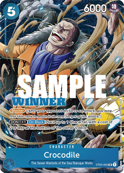 Crocodile (Winner Pack Vol. 5) (ST03-003) - [One Piece Promotion Cards] Foil