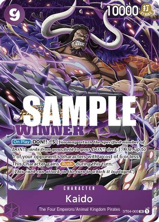 Kaido (Winner Pack Vol. 5) (ST04-003) - [One Piece Promotion Cards] Foil