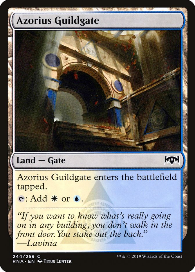 Azorius Guildgate (244/259) [Ravnica Allegiance] Foil